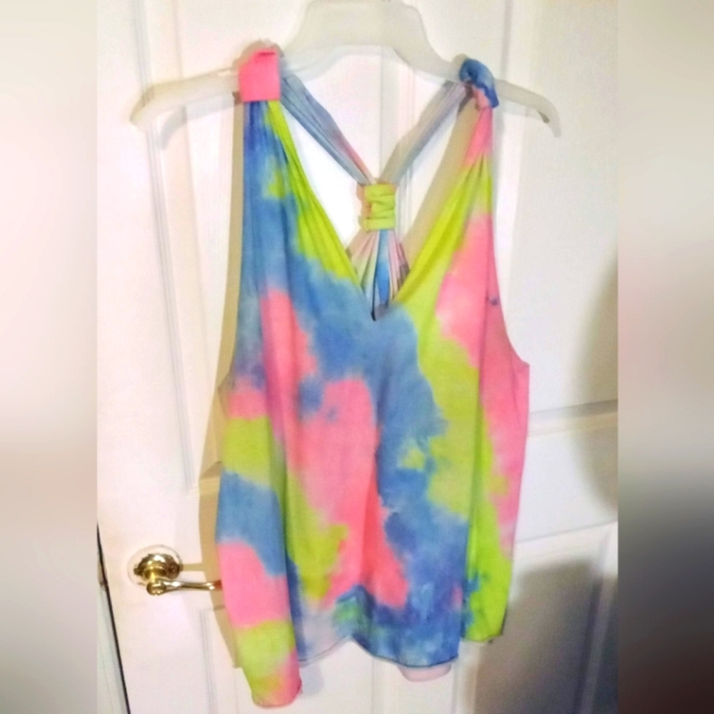 Multicolor Tie-Dye Women's Top